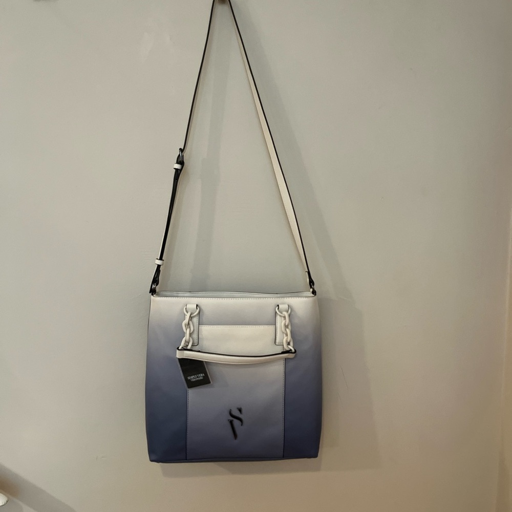NWT Simply Vera Wang Periwinkle Ombré purse.